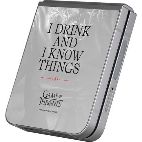 Game of Thrones: Tyrion Lannister Quote Galaxy Z Flip6 Skin